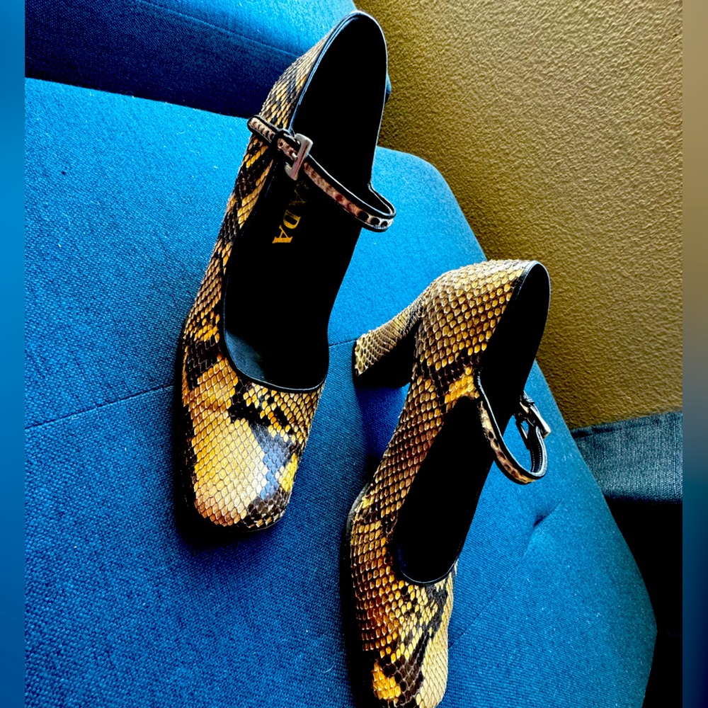 Vintage Prada Snakeskin MaryJane